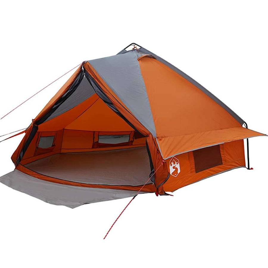 Teepee Tent met dak Grijs en Oranje 490 x 410 x 210 cm