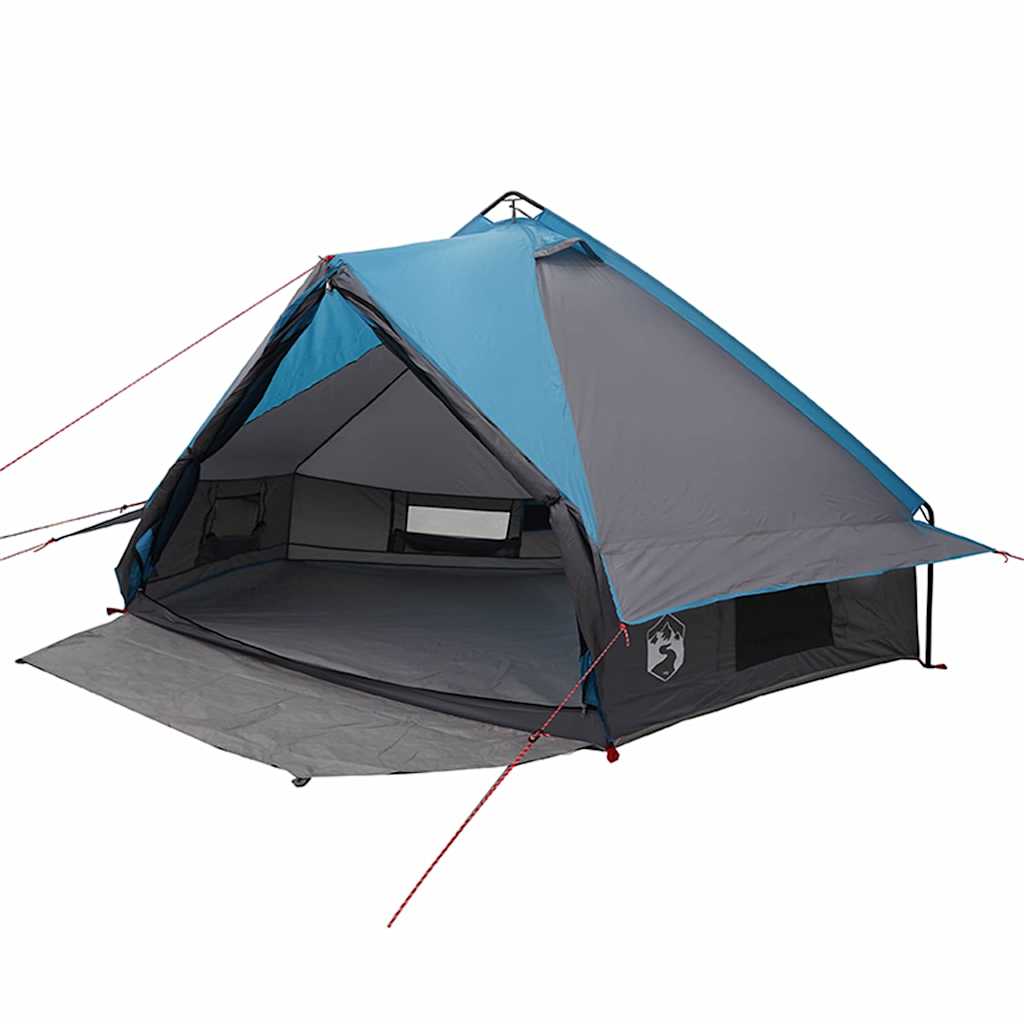 Teepee Tent met dak Blauw en Grijs 490 x 410 x 210 cm