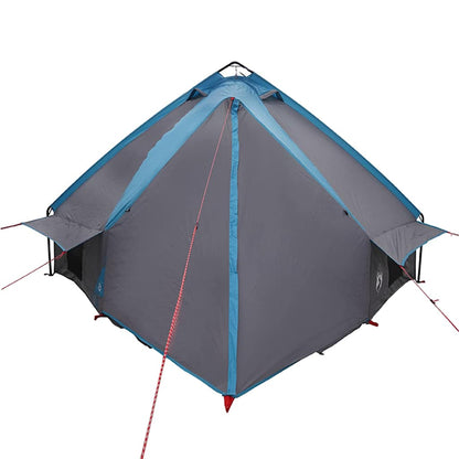 Teepee Tent met dak Blauw en Grijs 490 x 410 x 210 cm