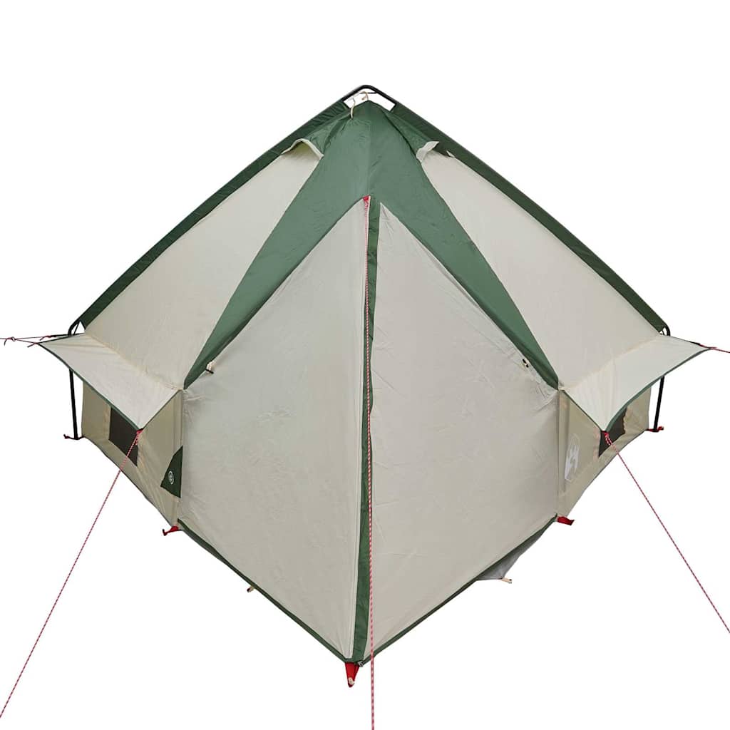 Teepee Tent met dak Groen en Grijs 490 x 410 x 210 cm
