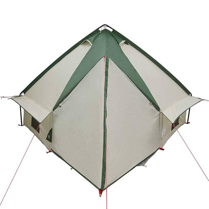 Teepee Tent met dak Groen en Grijs 490 x 410 x 210 cm