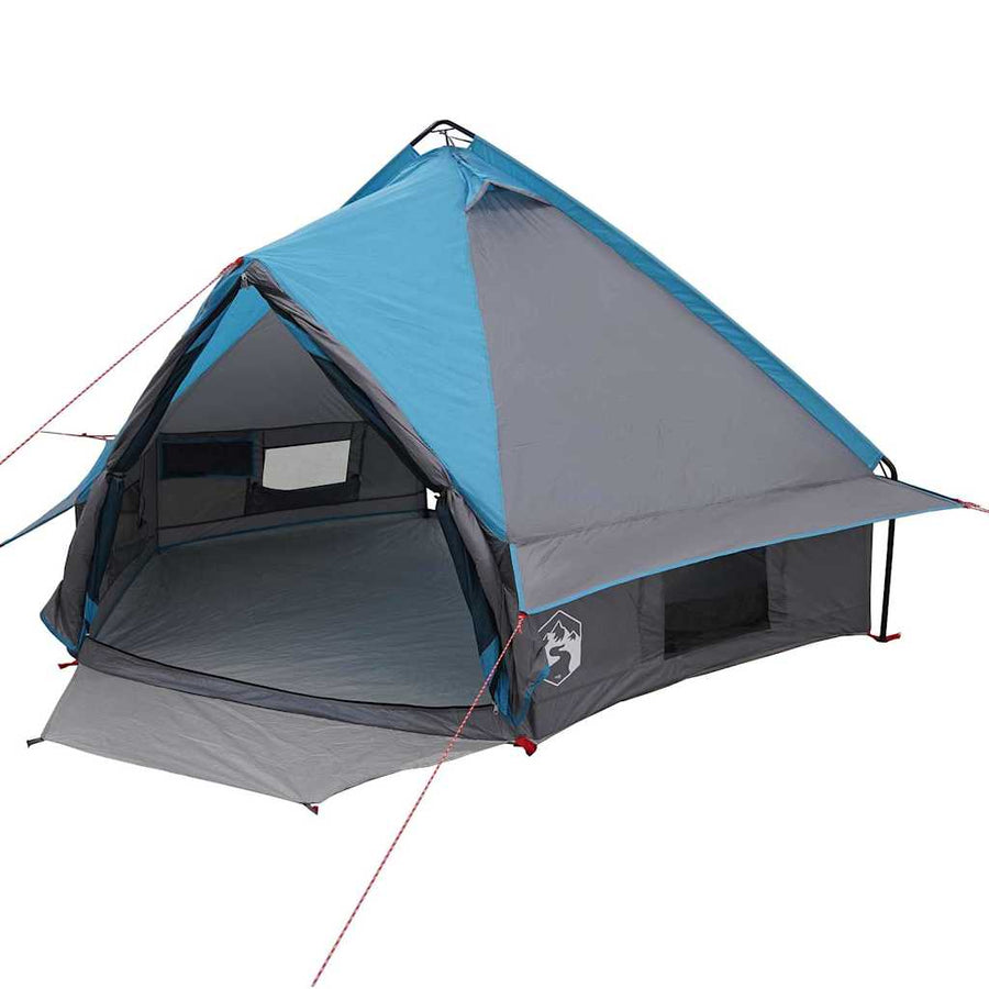 Teepee Tent met dak Blauw en Grijs 490 x 410 x 210 cm