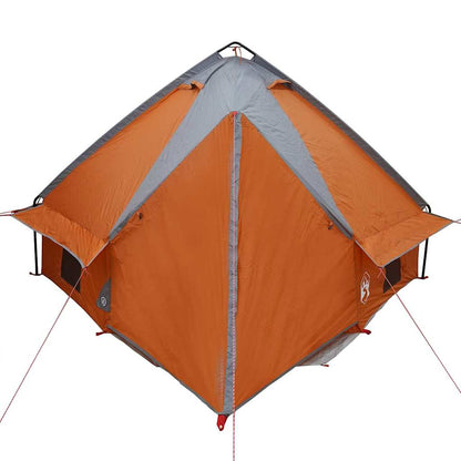Teepee Tent met dak Grijs en Oranje 490 x 410 x 210 cm