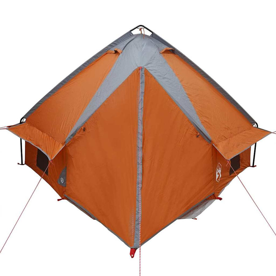 Teepee Tent met dak Grijs en Oranje 490 x 410 x 210 cm