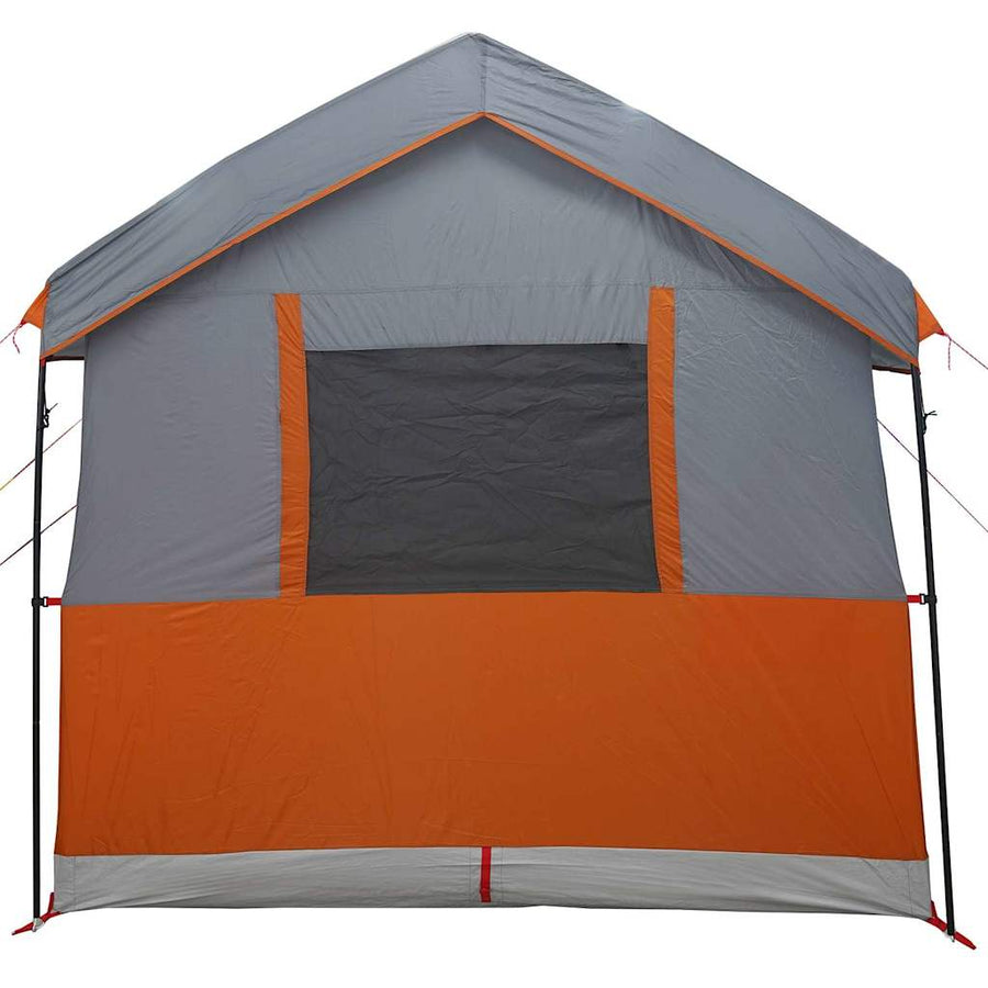 Gezinstent met dak Grijs en Oranje 324 x 255 x 230 cm