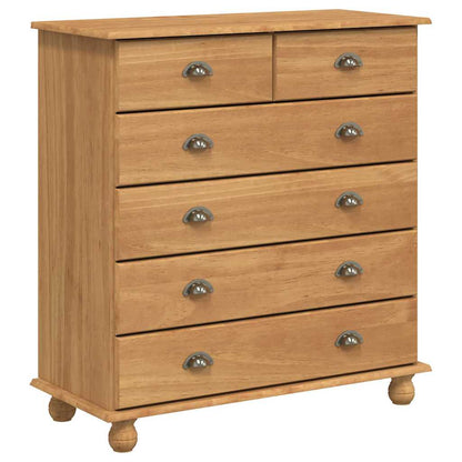 Hutch ASKIM Honing Wax 91 x 40 x 200,5 cm Massief grenenhout