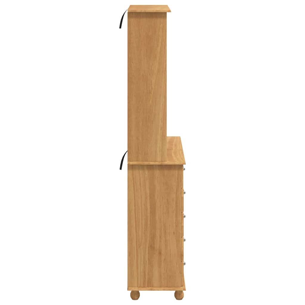 Hutch ASKIM Honing Wax 91 x 40 x 200,5 cm Massief grenenhout