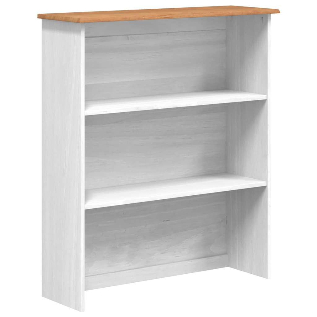 Hutch met lade ASKIM Wit 91 x 40 x 184 cm Massief grenenhout