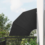Balkon privacy scherm 115x115 cm antraciet