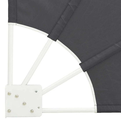 Balkon Privacy Scherm Zwart 115 x 115 cm Stof