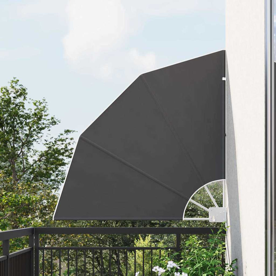 Balkon Privacy Scherm Zwart 115 x 115 cm Stof