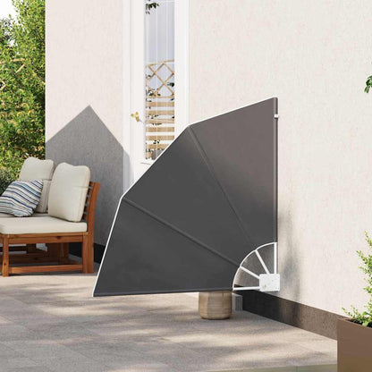 Balkon Privacy Scherm Zwart 115 x 115 cm Stof