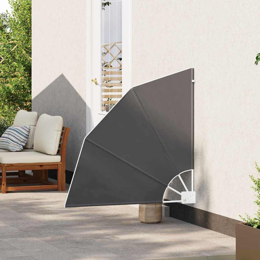 Balkon Privacy Scherm Zwart 115 x 115 cm Stof