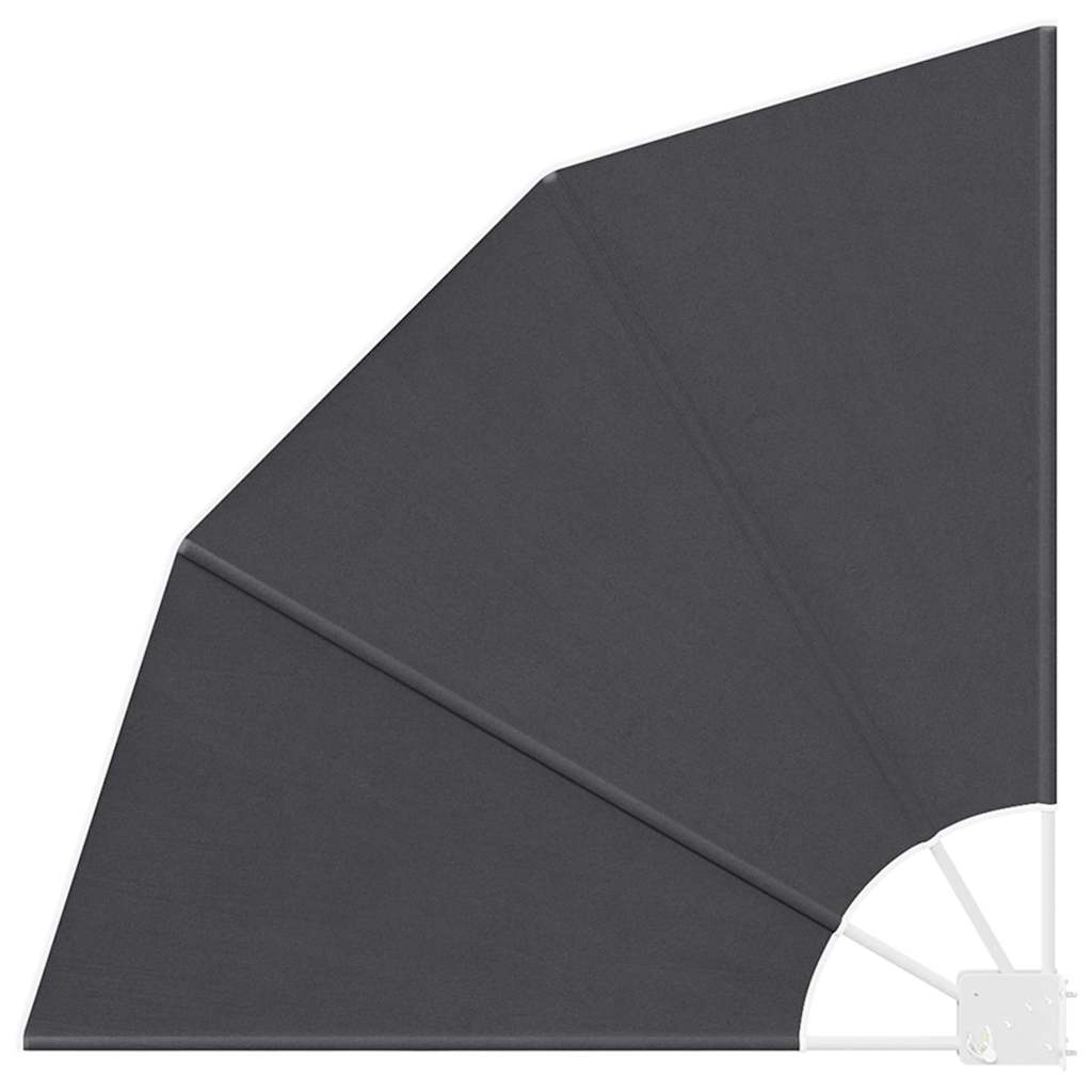 Balkon Privacy Scherm Zwart 115 x 115 cm Stof