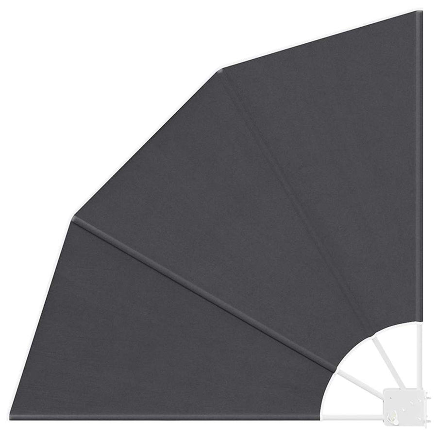 Balkon Privacy Scherm Zwart 115 x 115 cm Stof