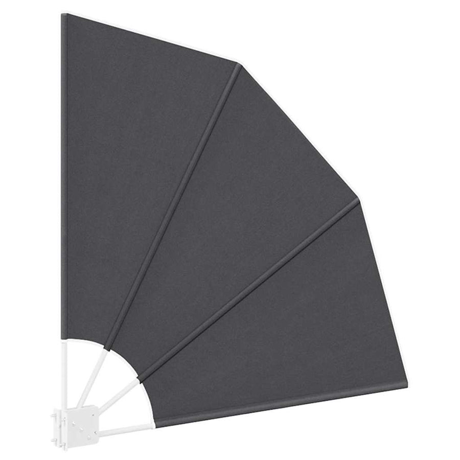 Balkon Privacy Scherm Zwart 115 x 115 cm Stof