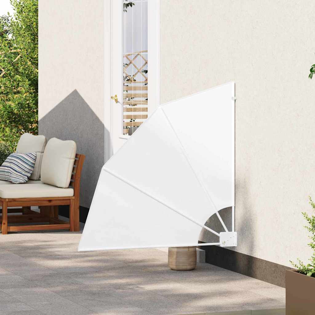 Balkon Privacy Scherm Wit 115 x 115 cm Stof