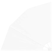 Balkonscherm 160x160 cm wit polyester