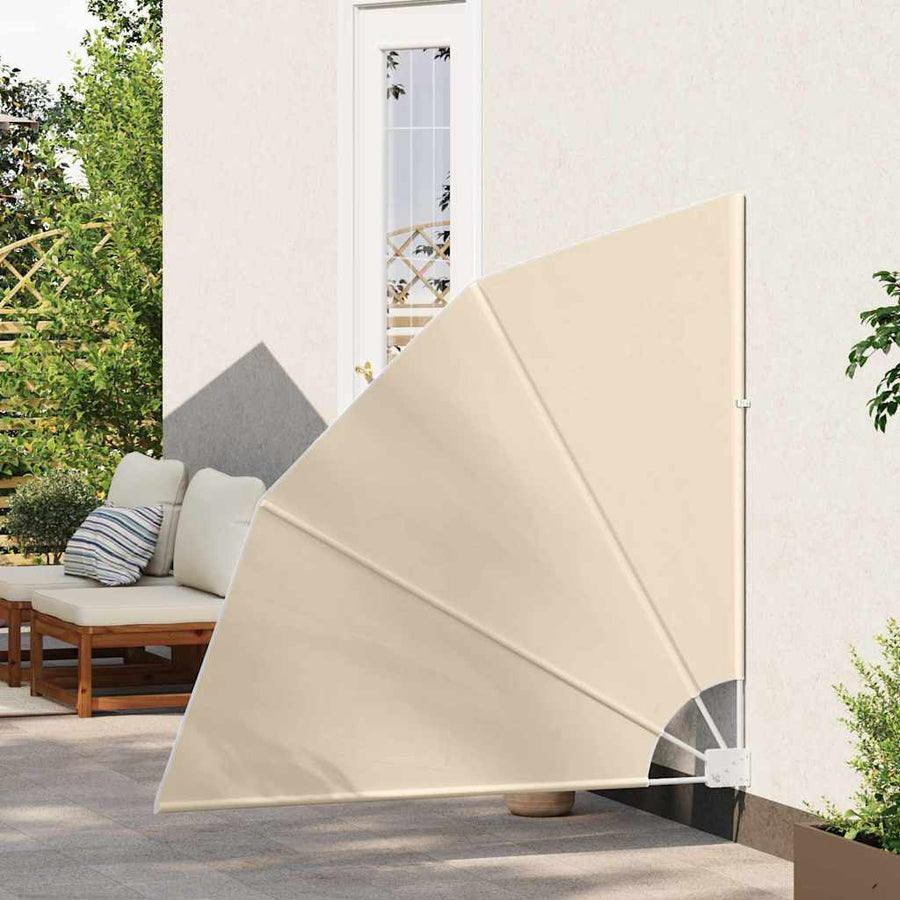 Balkon Privacy Scherm Beige 140 x 140 cm Stof