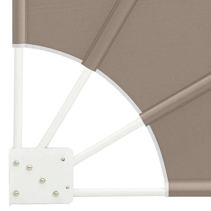 Balkon Privacy Scherm Taupe 140 x 140 cm Stof