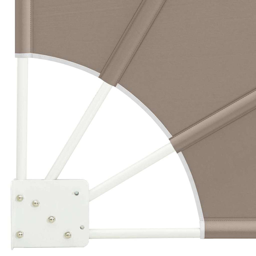 Balkon Privacy Scherm Taupe 140 x 140 cm Stof