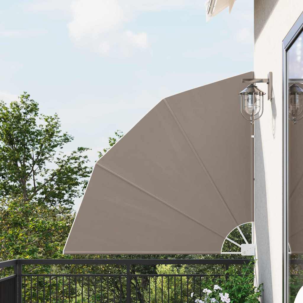 Balkon Privacy Scherm Taupe 140 x 140 cm Stof
