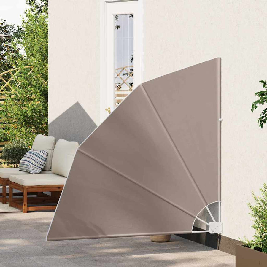 Balkon Privacy Scherm Taupe 140 x 140 cm Stof