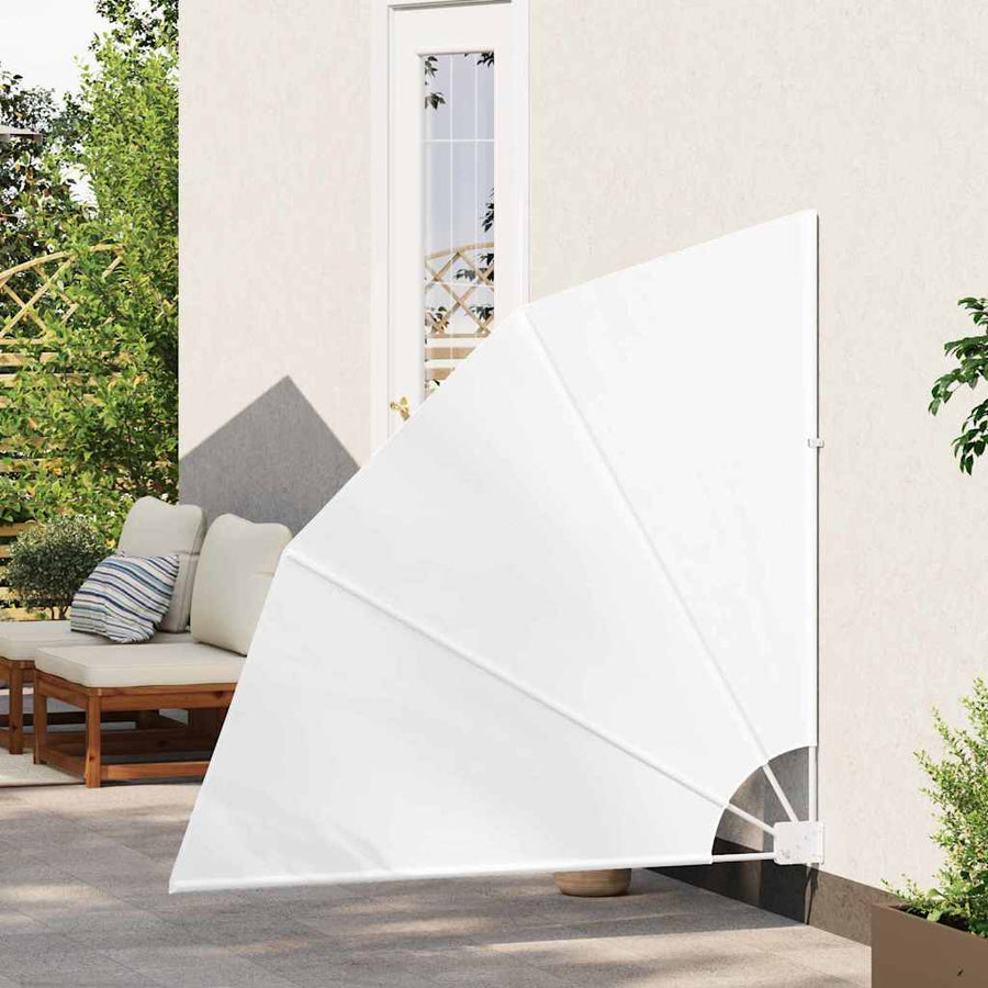 Balkon Privacy Scherm Wit 140 x 140 cm Stof