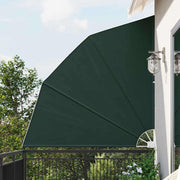 Privacy scherm 210x210 cm donkergroen polyester