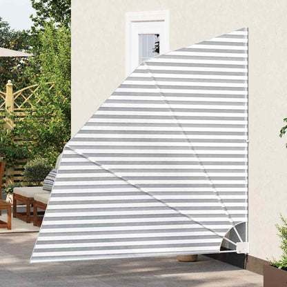 Balkon Privacy Scherm Antraciet en wit 210 x 210 cm Stof