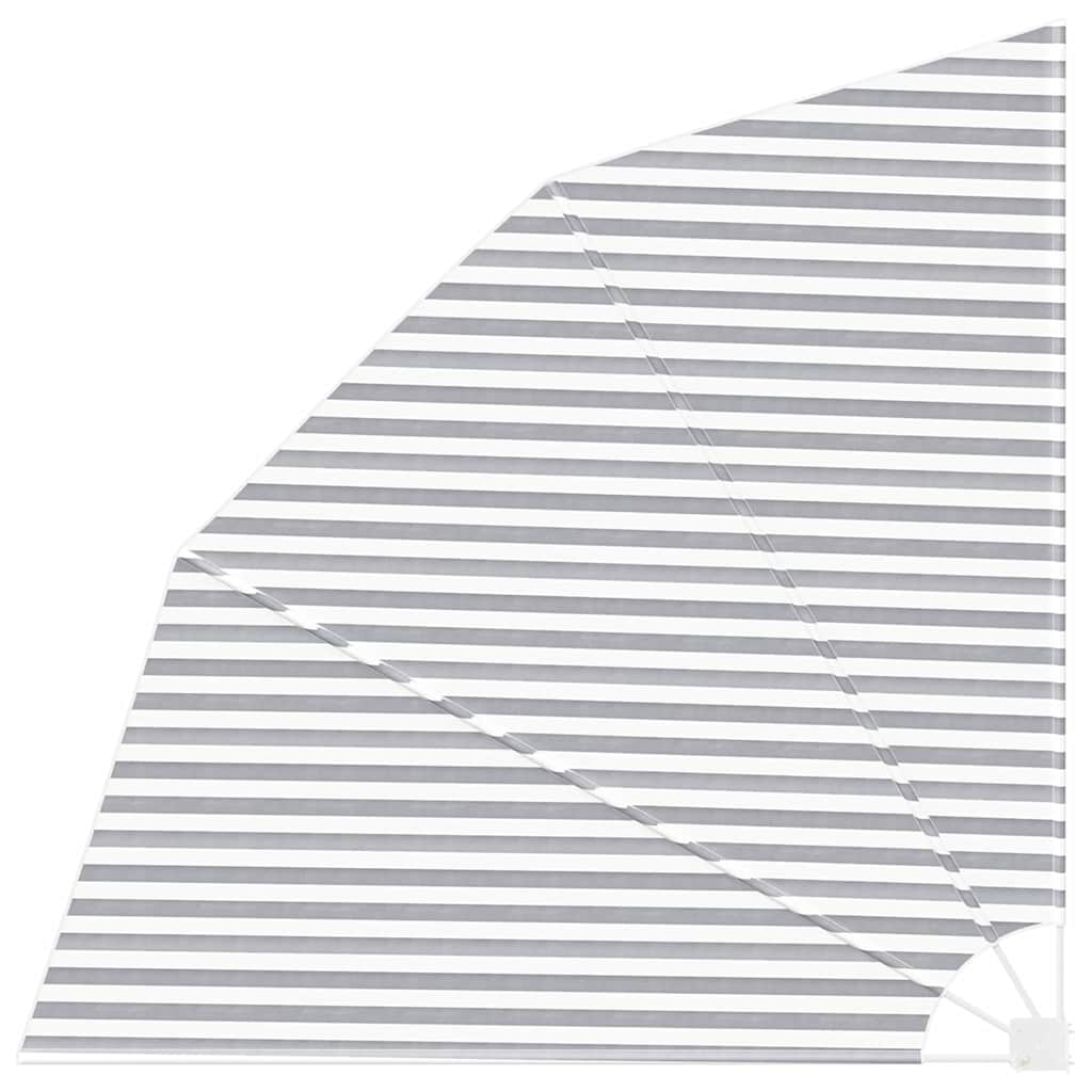 Balkon Privacy Scherm Antraciet en wit 210 x 210 cm Stof