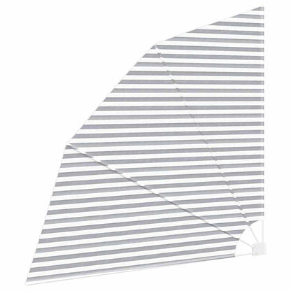 Balkon Privacy Scherm Antraciet en wit 210 x 210 cm Stof