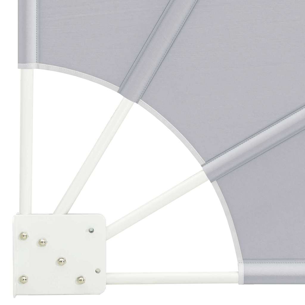 Balkon Privacy Scherm Grijs 115 x 115 cm Stof