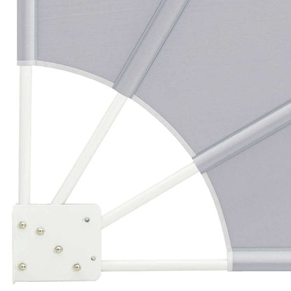 Balkon Privacy Scherm Grijs 115 x 115 cm Stof