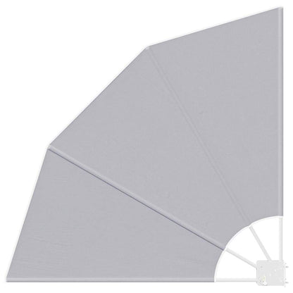 Balkon Privacy Scherm Grijs 115 x 115 cm Stof