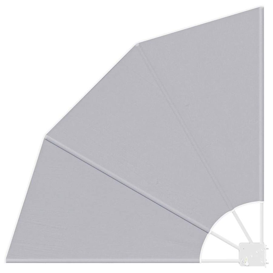 Balkon Privacy Scherm Grijs 115 x 115 cm Stof
