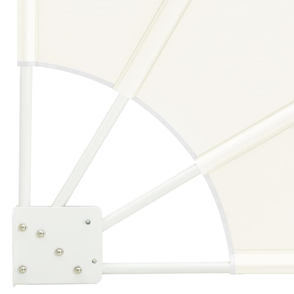 Balkon Privacy Scherm Crème 160 x 160 cm Stof