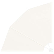 Balcony Privacy Screen Cream 160 x 160 cm Polyester