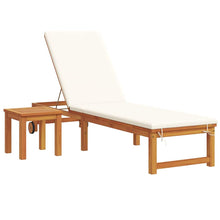 Ligstoel 2 Pcs Bruin 35 X 35 X 34Cm Massief Acaciahout