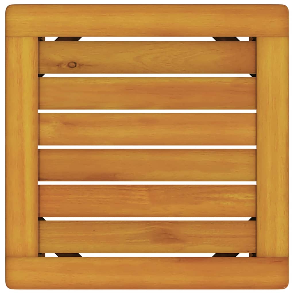 Ligstoel 2 Pcs Bruin 35 X 35 X 34Cm Massief Acaciahout