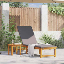 Ligstoel 2 Pcs Bruin 35 X 35 X 34Cm Massief Acaciahout