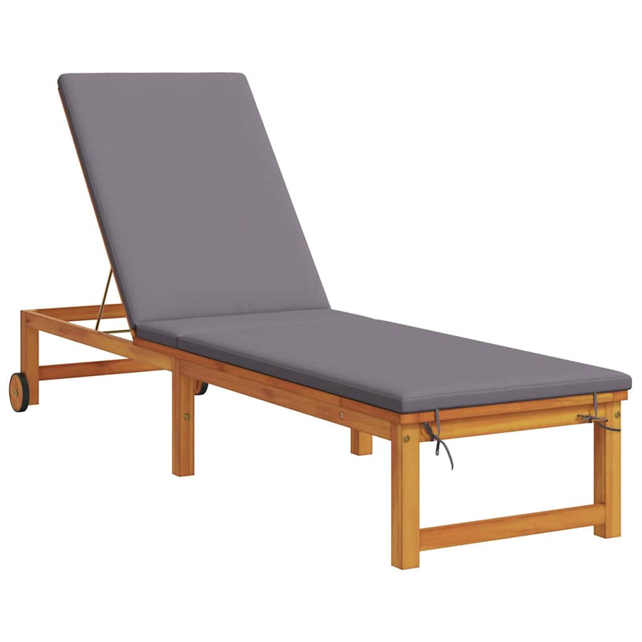Ligstoel 2 Pcs Bruin 35 X 35 X 34Cm Massief Acaciahout