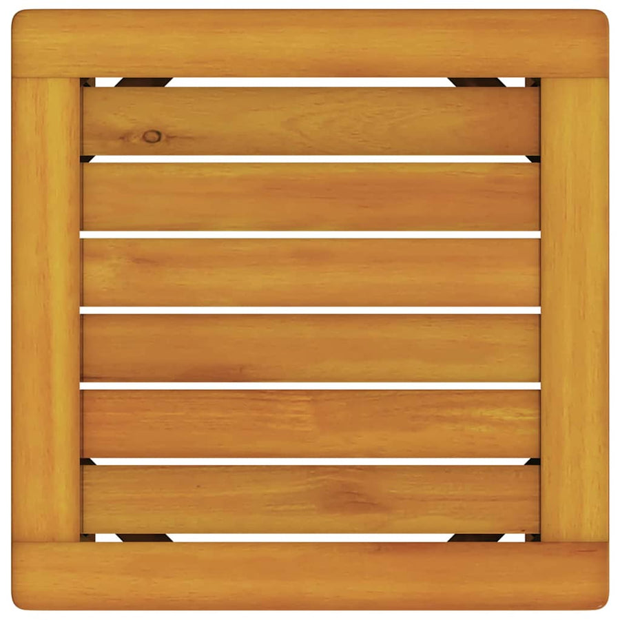 Ligstoel 2 Pcs Bruin 35 X 35 X 34Cm Massief Acaciahout