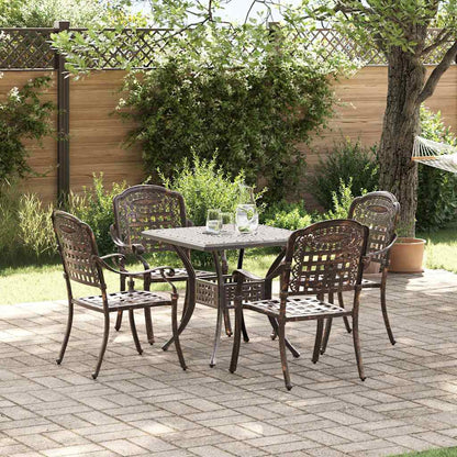 Tuinset 3 pcs Brons Gegoten aluminium