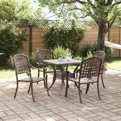 Tuinset 3 pcs Brons Gegoten aluminium