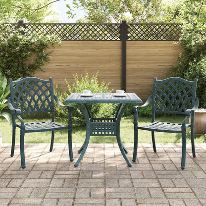Tuinset 3 pcs Groen Gegoten aluminium