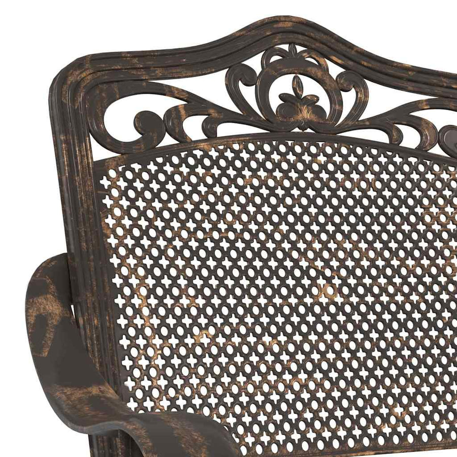 Tuinset 3 pcs Brons Gegoten aluminium