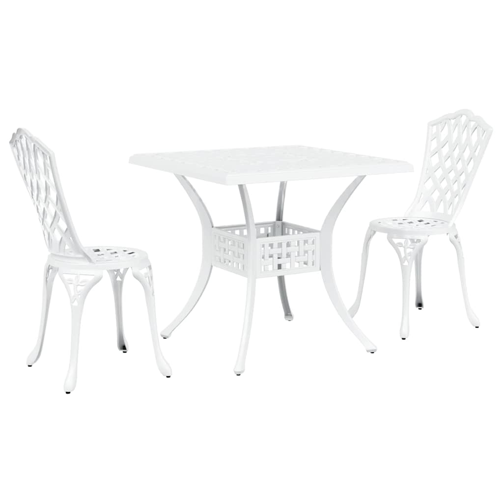Tuinset 3 Pcs Gegoten Aluminium 2-zits