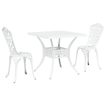 Tuinset 3 Pcs Gegoten Aluminium 2-zits