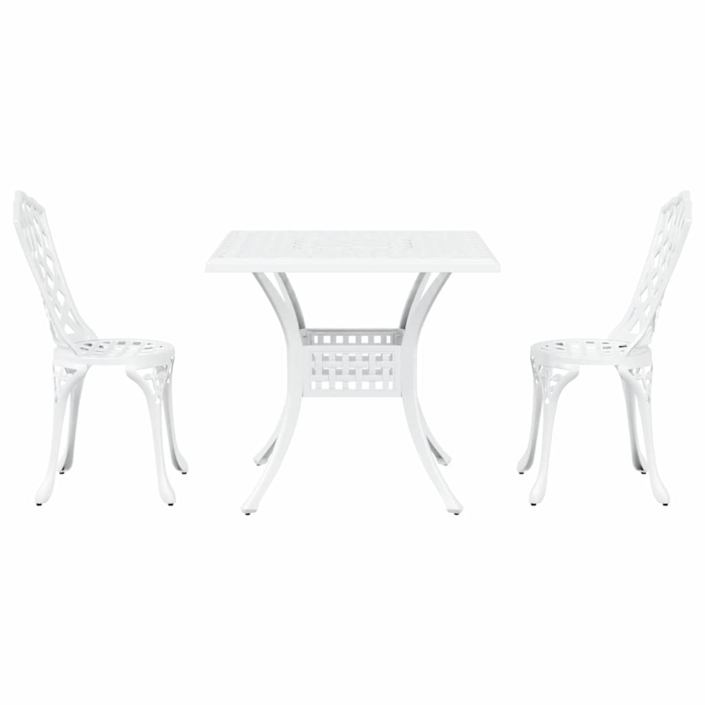 Tuinset 3 Pcs Gegoten Aluminium 2-zits